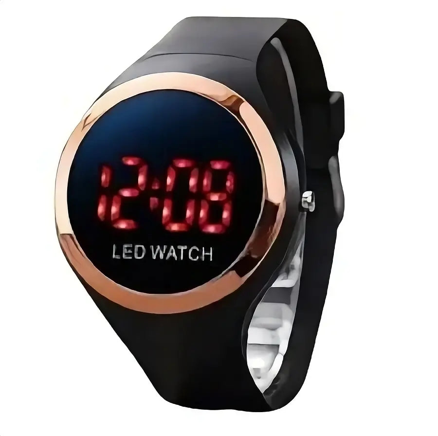 Luxury LED Digital Watch – Stylish Waterproof Touch Display Wrist Watch for Men