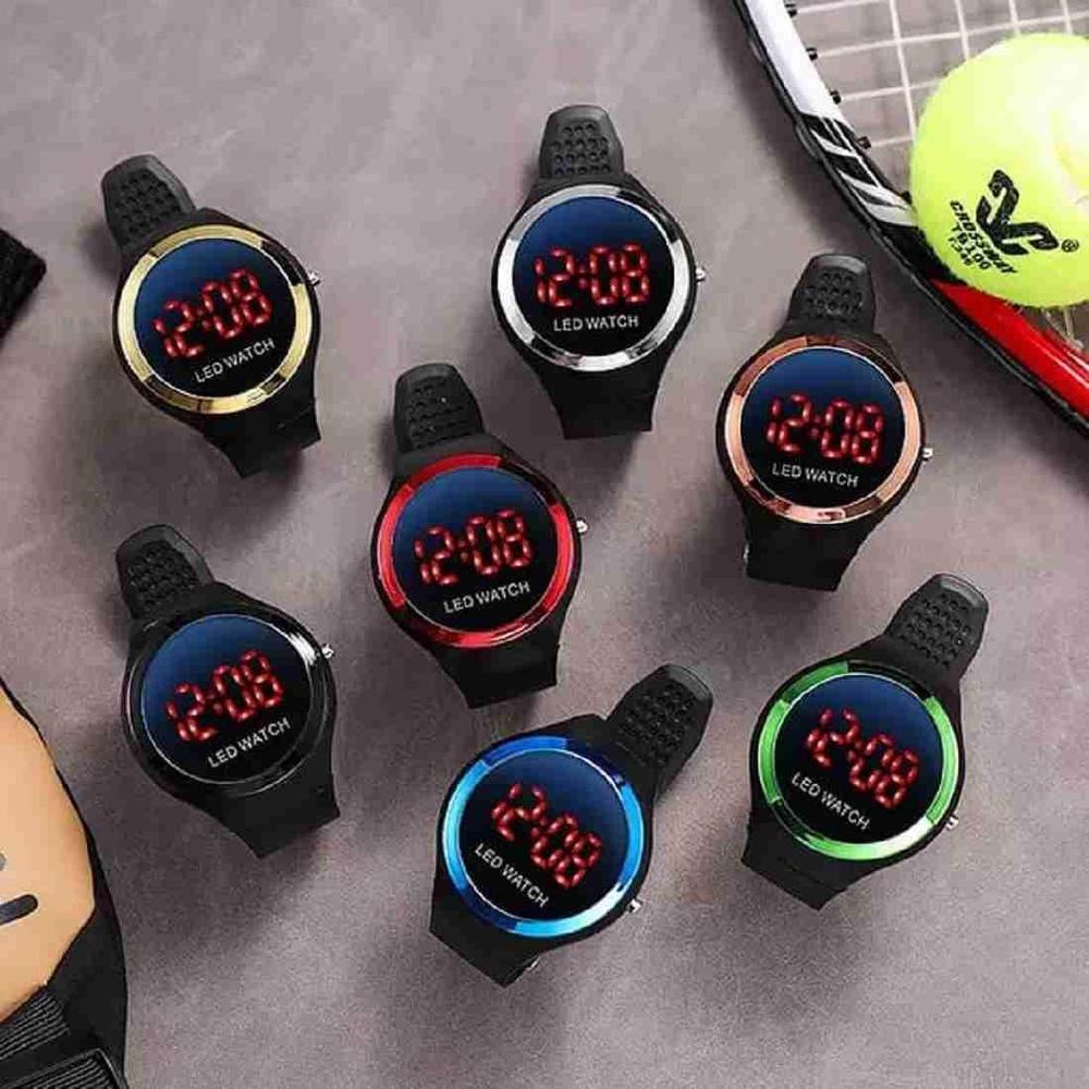 Luxury LED Digital Watch – Stylish Waterproof Touch Display Wrist Watch for Men