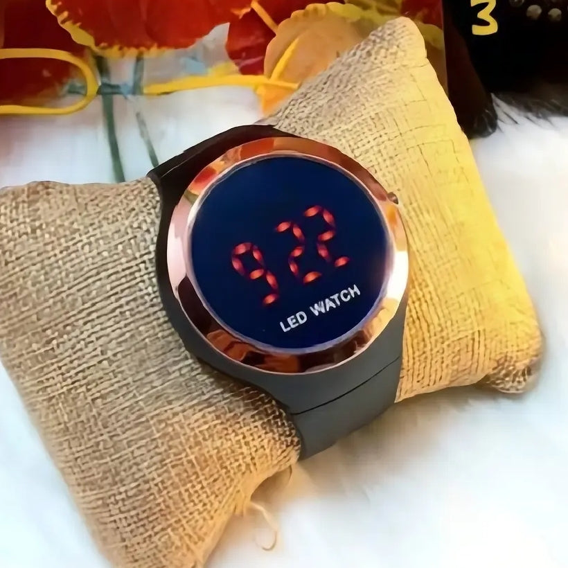Luxury LED Digital Watch – Stylish Waterproof Touch Display Wrist Watch for Men