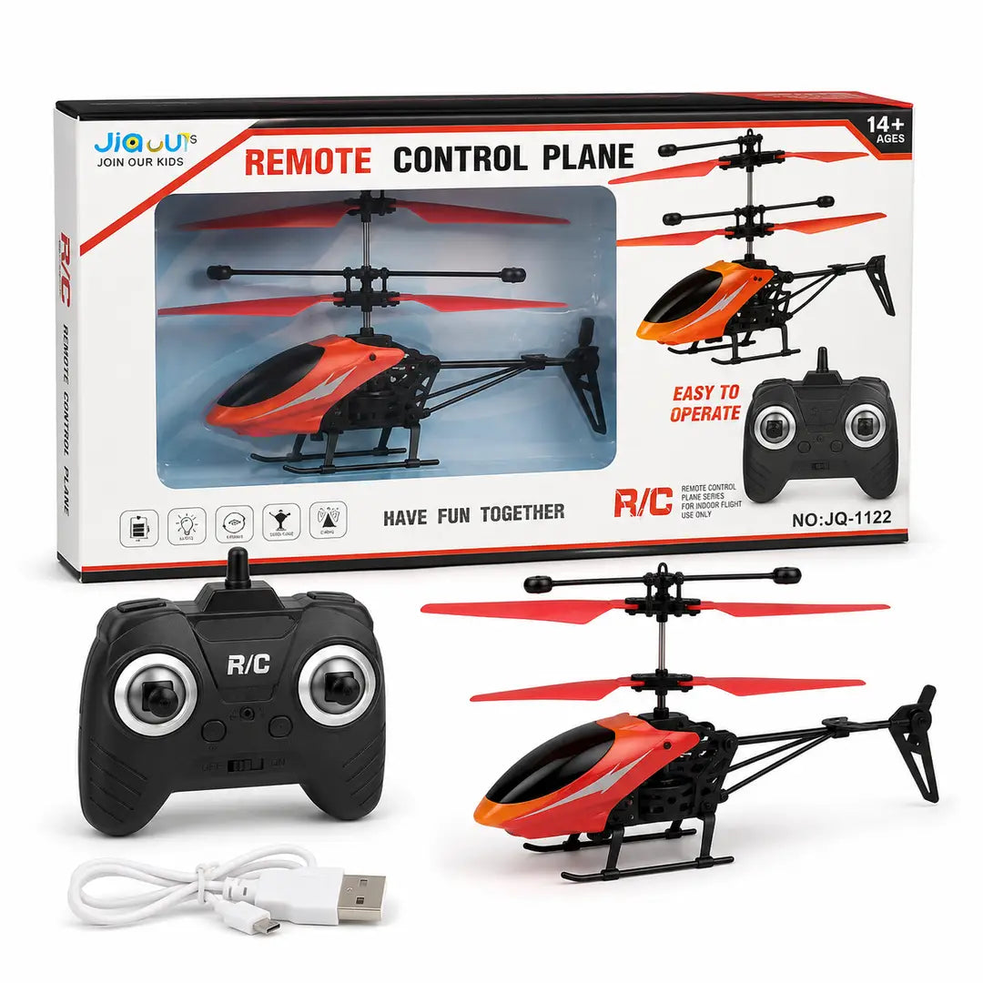 Exceed RC Flying Helicopter – USB Rechargeable LED Remote Control Helicopter Toy for Kids & Adults