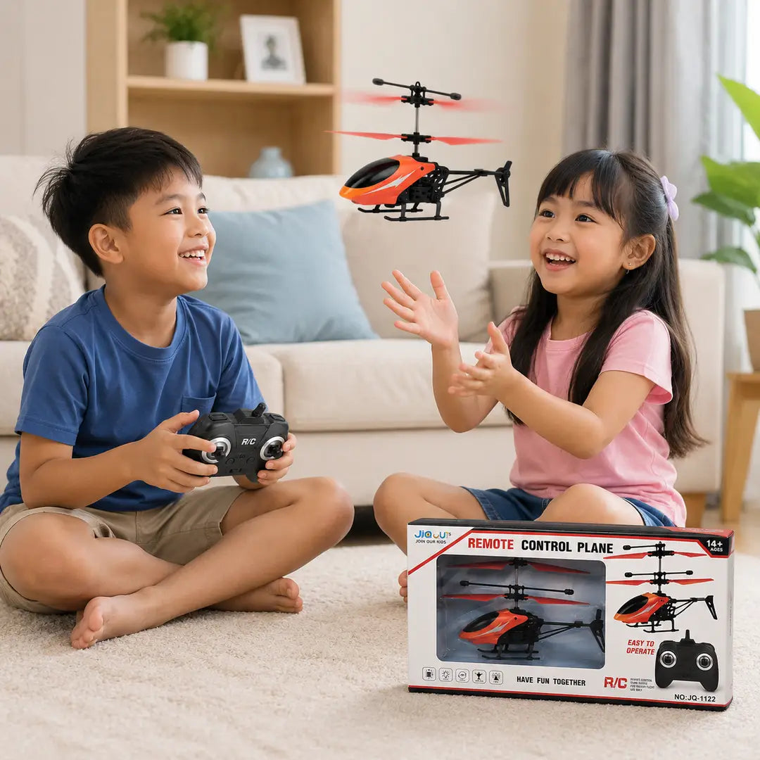 Exceed RC Flying Helicopter – USB Rechargeable LED Remote Control Helicopter Toy for Kids & Adults