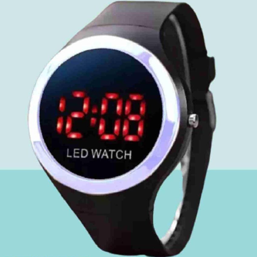 Luxury LED Digital Watch – Stylish Waterproof Touch Display Wrist Watch for Men