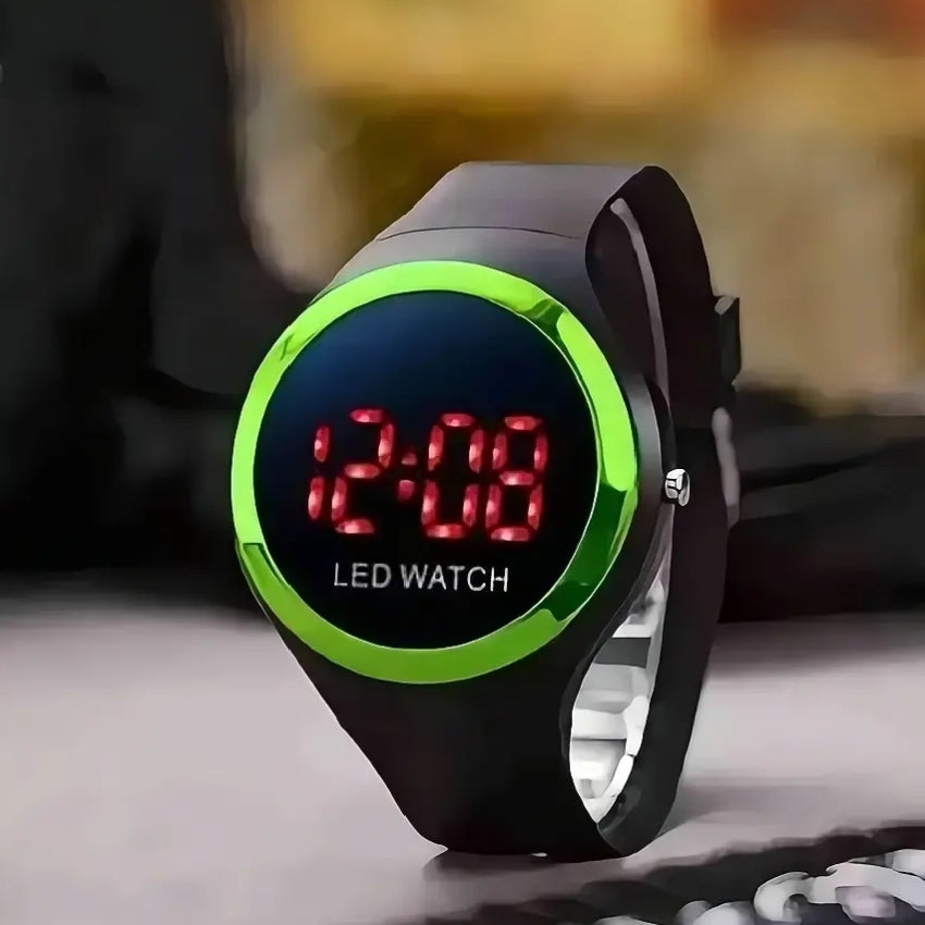 Luxury LED Digital Watch – Stylish Waterproof Touch Display Wrist Watch for Men