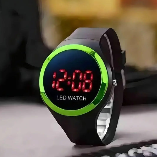 Luxury LED Digital Watch – Stylish Waterproof Touch Display Wrist Watch for Men